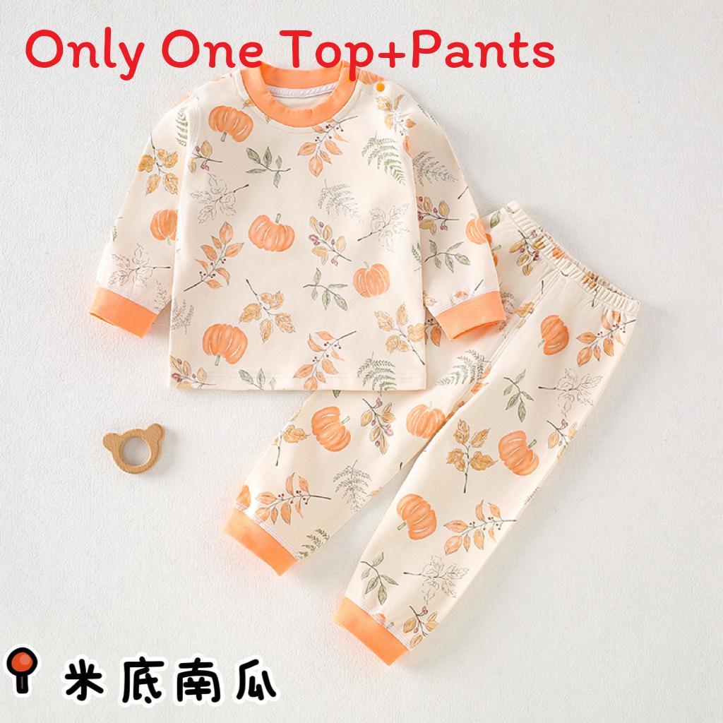 Baby Cotton Pajama Set With Antibacterial Fabric For Toddler Sleepwear And Home Comforts