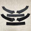 3Pcs Car Front Bumper Lip Spoiler Splitter Diffuser For Seat Leon MK3 S/S S/C S/T Cupra 2017-2020 LCI ABS Black Bodykits Tuning