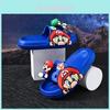 Comfortable Cartoon Mario Boys' Slippers Lightweight Soft Bottom Non-slip Design Perfect For Summer Wear