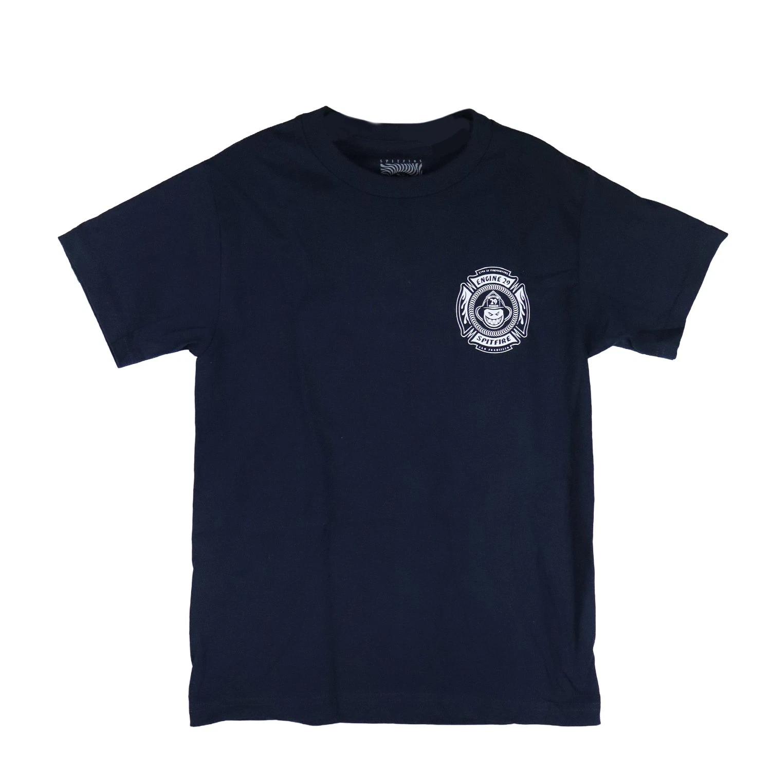 Spitfire Wheels Shirt Engine 29 True Navy L