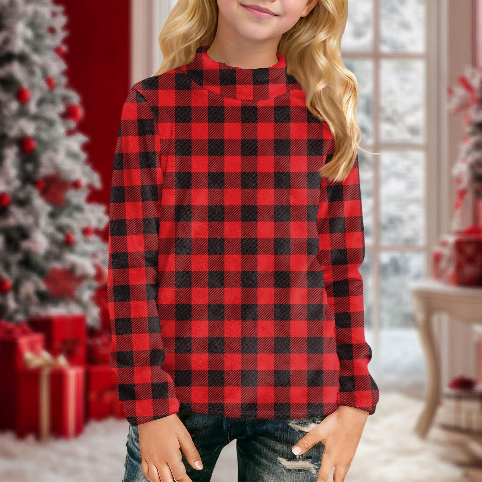 Children s Daily Casual Long-sleeved Printed Tops T-shirt 140