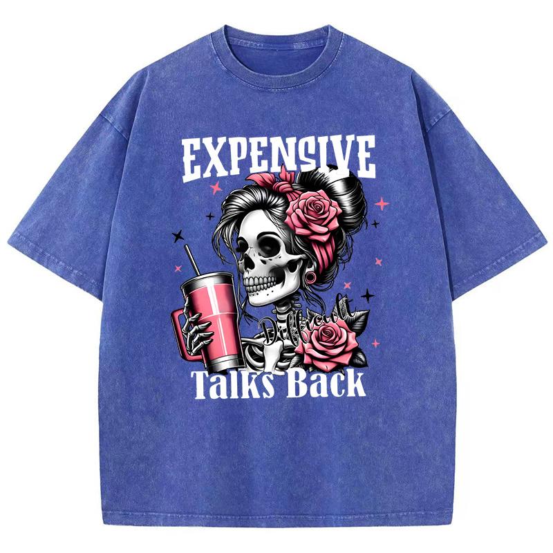 

Дорогой разговор назад забавные принты стираные ретро футболки женские модные повседневные футболки хлопковые свободные дышащие короткие рукава L