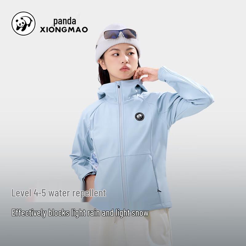 Panda Camel Women s Fleece-Lined Soft Shell Jacket L