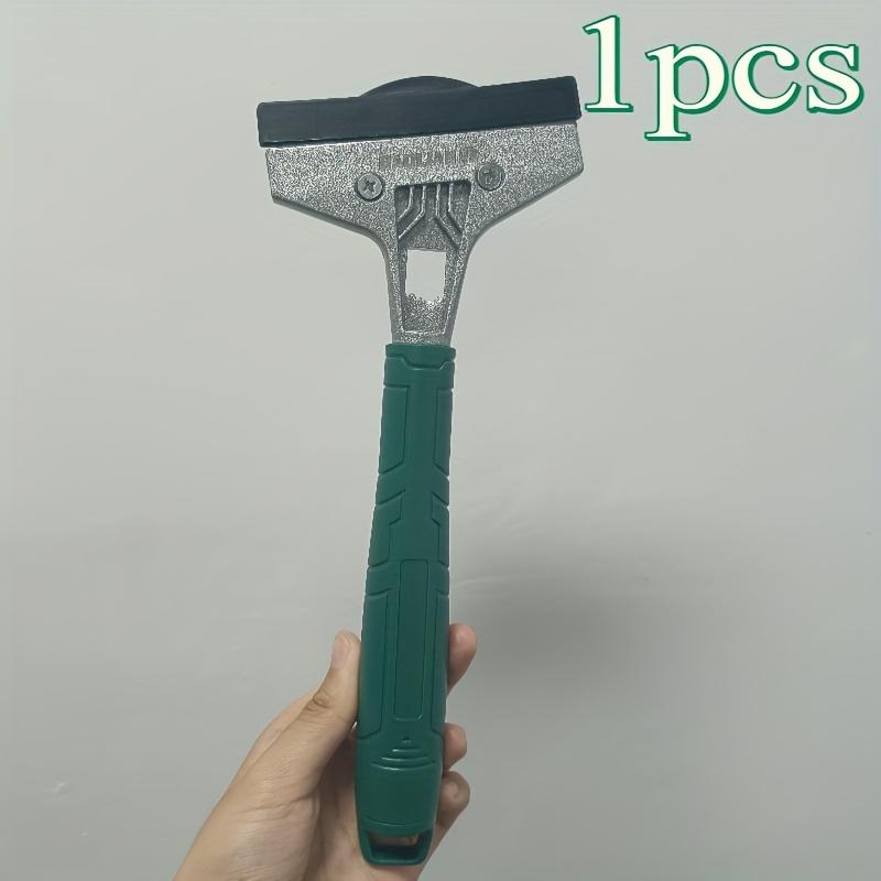 

[1 шт. Регулируемый инструмент для очистки] 1 шт. Инструмент для очистки стен с регулируемым углом | Металлическая и пластиковая конструкция, Эргономичная зеленая ручка для удаления автомобильной пленки/краски 1pc зелёный
