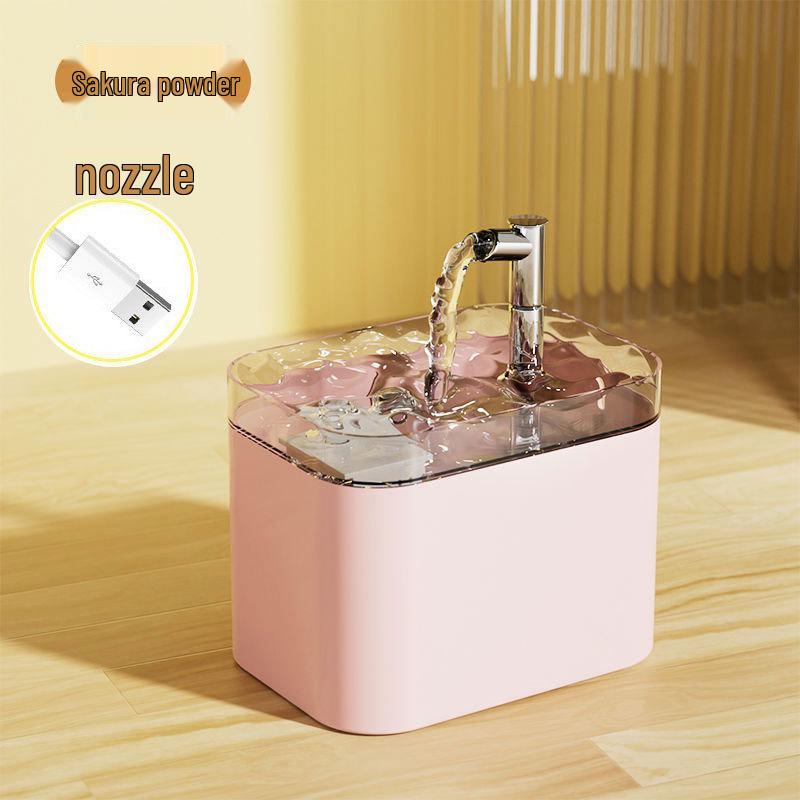 Smart Cat Water Fountain with Automatic Filtration and Large Capacity