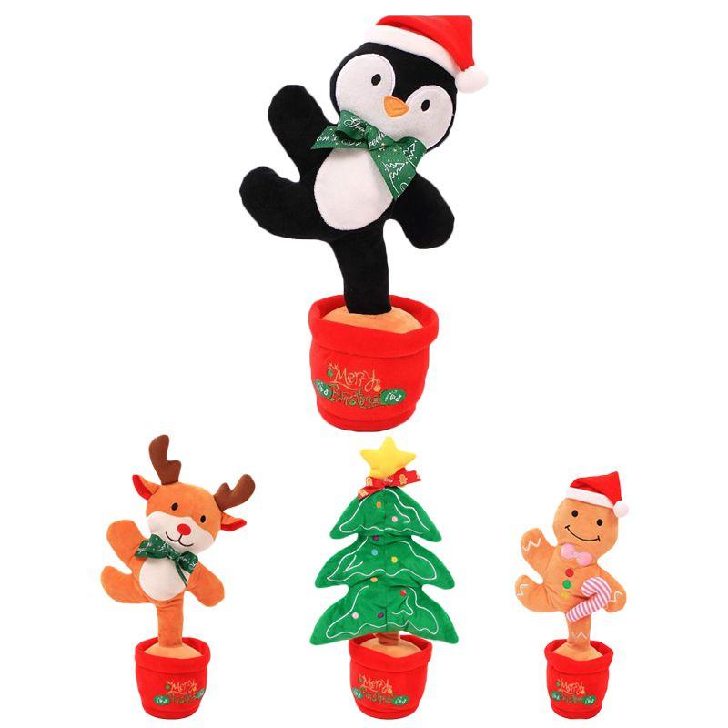 Delightful Dancing Speak Electronic Plush Toy Perfect For Christmas Gifts And Ornaments