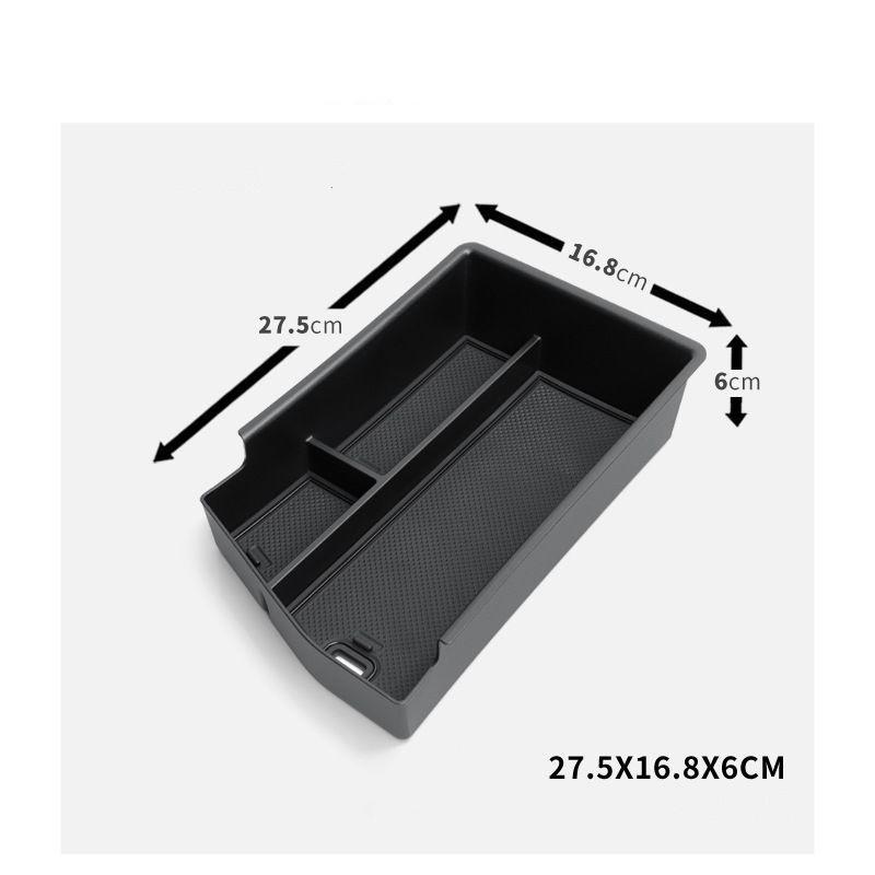 Pro Hyundai Sonata DN8 2024 2025 Příslušenství ABS Černá Středová Konzole Podloketka Úložný Box Podnos do Auta Organizéry Uklízení