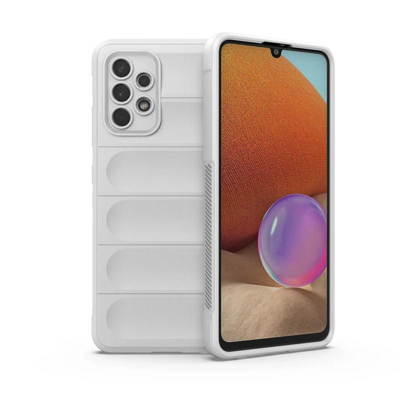 Rückseitenschutzhülle für Samsung Galaxy A32 4G, flüssig-silikon, stoßfest, sturzsicher, Schutzhülle