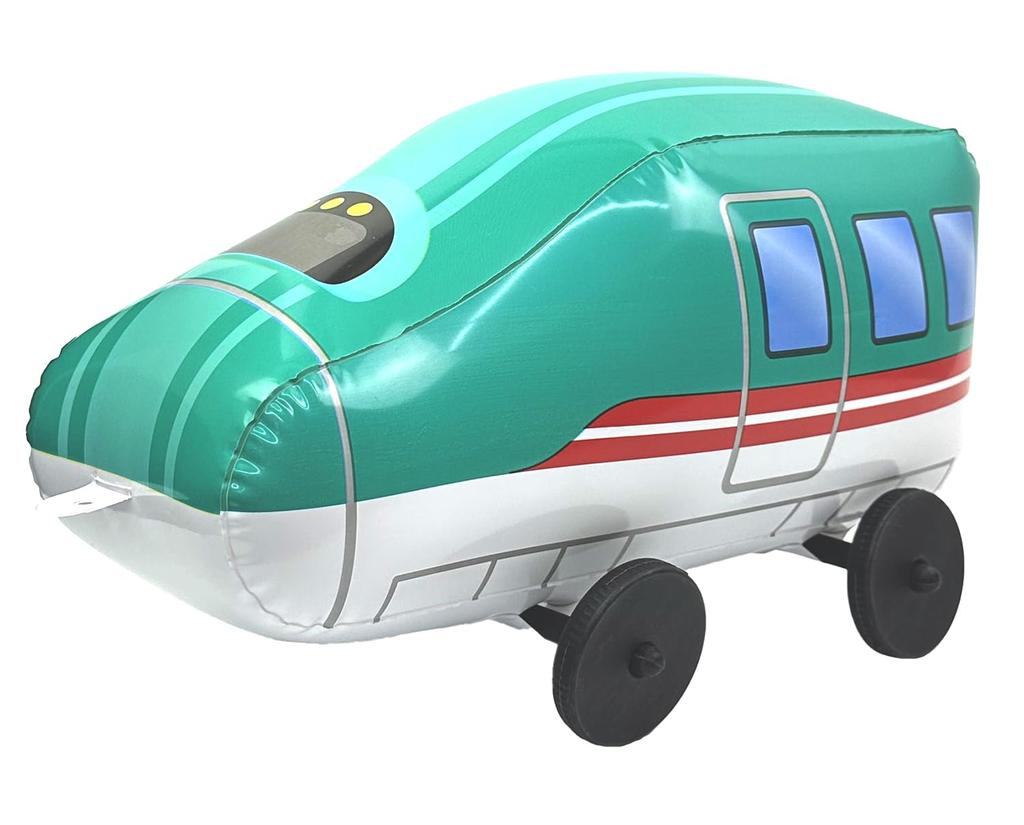 Tatsuya Strolling Cars of Inflatable with String Toys Fire Dump Garbage Express (Set 6) Children's [Police Car, Engine, Truck, Truck, Ambulance,