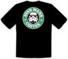 Star Wars Coffee Darth Vader Schwarz T-Shirt -360