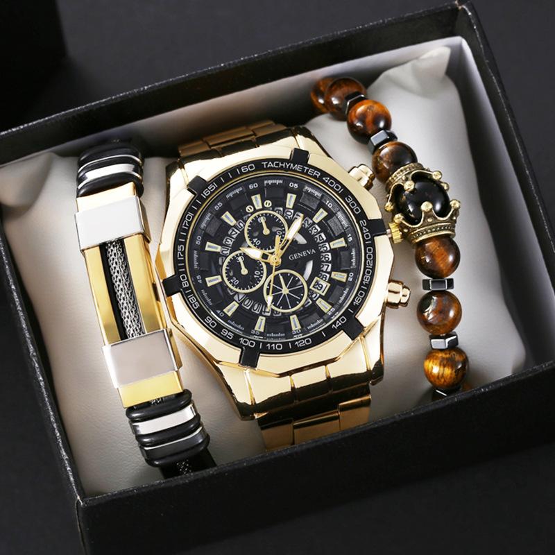 Men+twist+watch+New Watch Men's Business Calendar Men's Watch Three Eyes Six Needle Decorative Quartz Watch