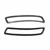 For MG4 EV2022-2024 Car Rear Fog Light Cover Trim Foglight Bezel Tailgate Bumper Sticker Accessories ABS Carbon Fiber 2x