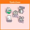 Cute Cartoon Animal Brooches Featuring Adorable Cats Penguins And Polar Bears For Unique Style