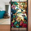 Self-adhesive PVC Static Window Sticker DIY Colorful Glass Window Film  Glass