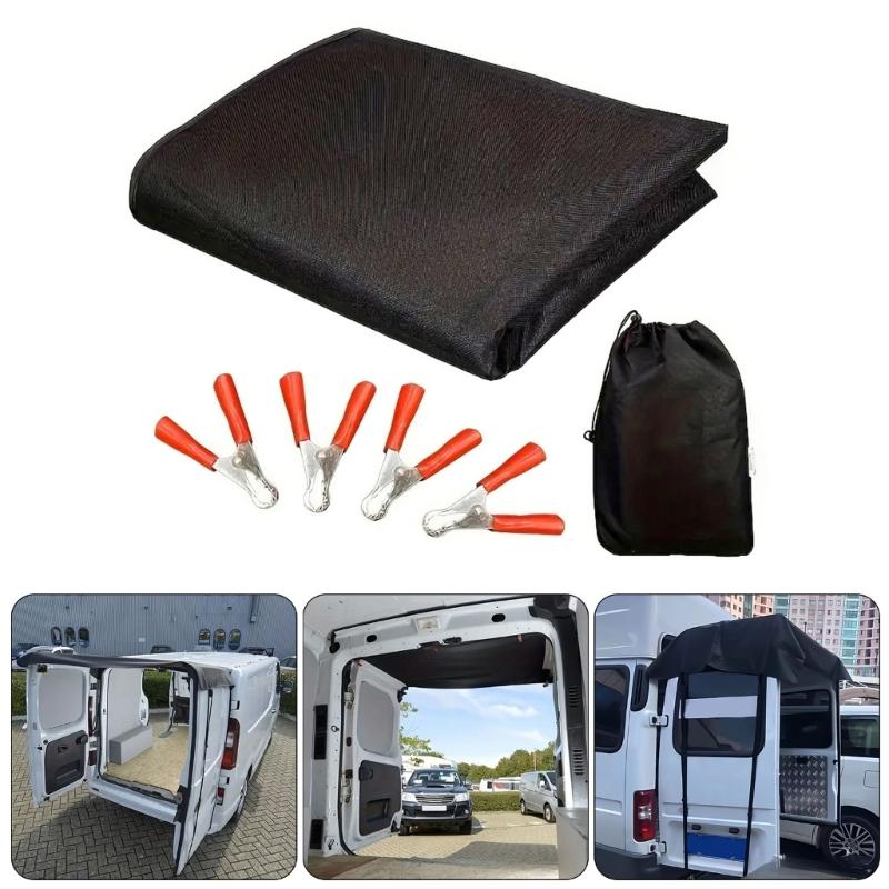 Tailgates Awning Sunshades Cover Waterproof Polyester Cover Motorhome Rear Door Canopy Sun Blockers for Outdoor Camping