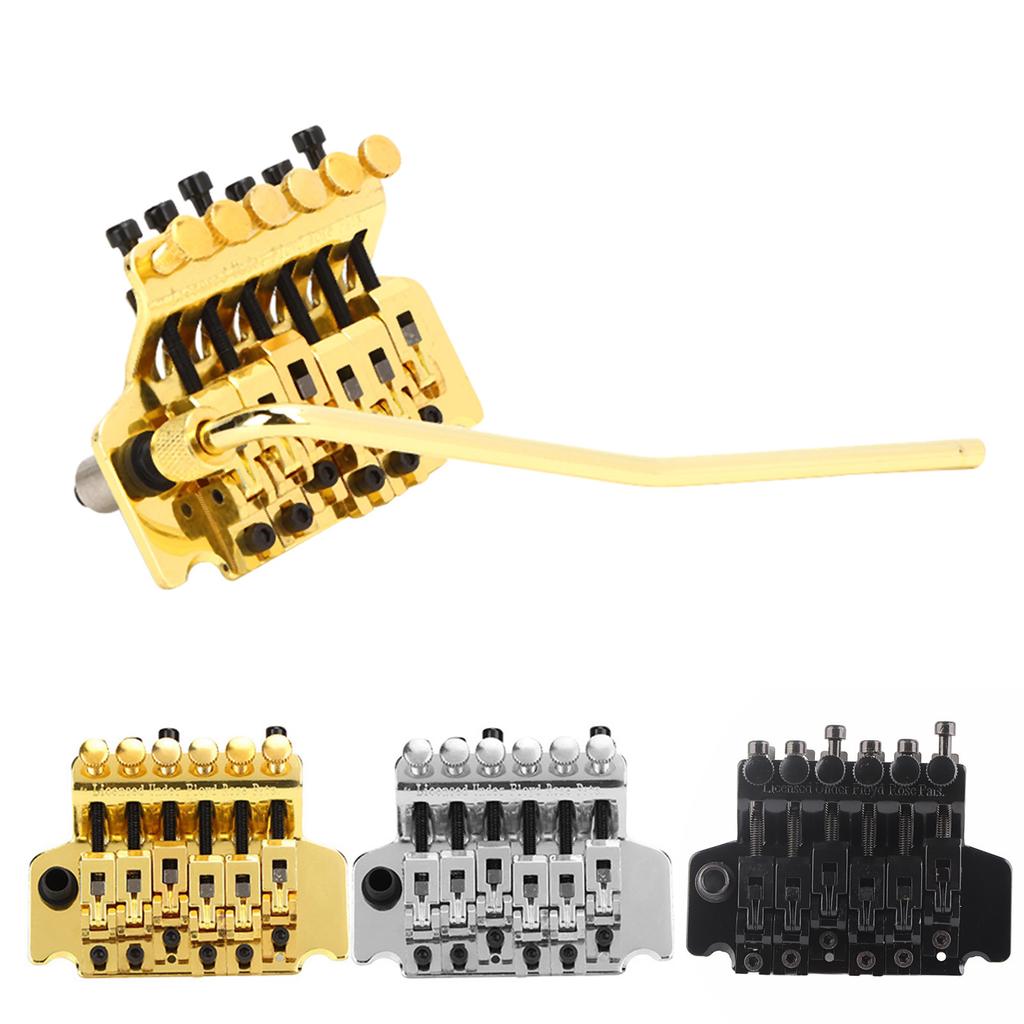 Tremolo Bridge System Double Rocking Spring Stabilizer Device for Electric GuitarSilver