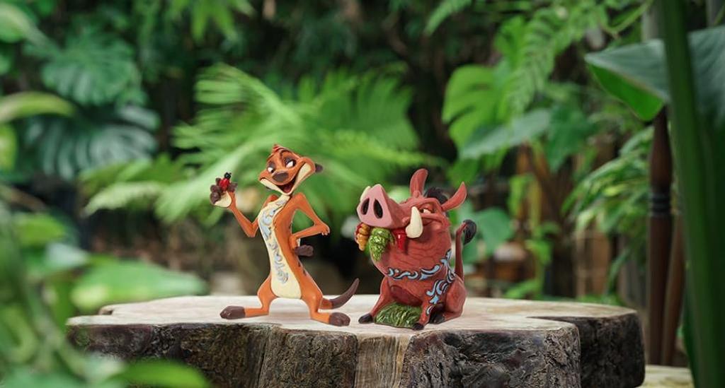 Enesco Jim Shore Disney Traditionelle König der Löwen Mini Timon Figur 3 Zoll