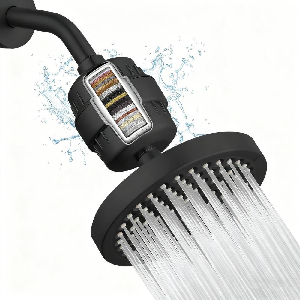 Adjustable Nozzle Shower Water Purification Filter Chlorine Removal Filter Skin Care
