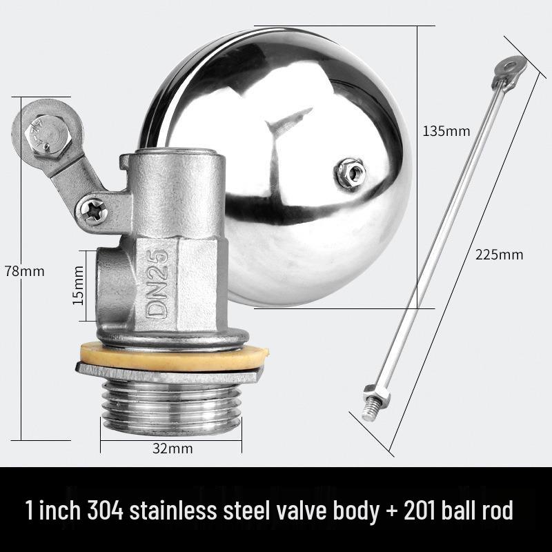 Stainless Steel Automatic Water Level Control Float Valve for Tanks and Towers