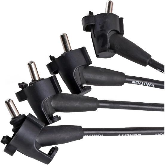 ST-4153 Ignition Spark Plug Wire Set, 5mm, 4 Pcs, for 1993-1997 Geo Prizm, Toyota Corolla