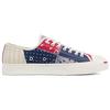 Converse Scarpe di Tela Basse Comode Versatili Jack Purcell Sneakers Unisex Rosso Bianco Blu 171725C