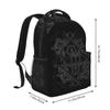 Goth Black Bats Backpacks Boys Girls Bookbag Children School Bags Cartoon Kids Rucksack Shoulder Bag Large Capacity