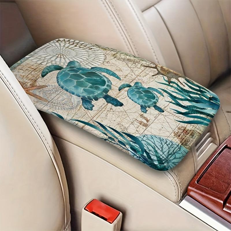 

1pc Turtle Pattern Car Armrest Pad, Soft and Comfortable Car Accessories for Both Men and Women