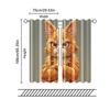 2 Pcs   Filtering Curtains (excluding Rods   Non-movable   Without Batteries) I Am Not Fat Cat for Use In Bedrooms and Living Rooms