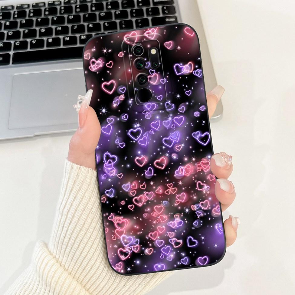 For Redmi Note 8 Pro Case Cover Silicone Cute Cat Fashion Butterfly Flowers Love Funny Painted Casing 2015105 M1906G7I M1906G7G