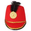Dress Up Marching Band Hat Vintage Knight Sun Protection Uniform Hat With Parade Circus Ringmaster Drum Major Hat Halloween