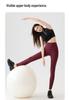 Spring 2026 Slim Fit Yoga Pants: Abdominal and Hip Support, Back Waist Pocket, Solid Color, Outdoor Wear, Tight-Fitting, Thin Style, New Arrival.
