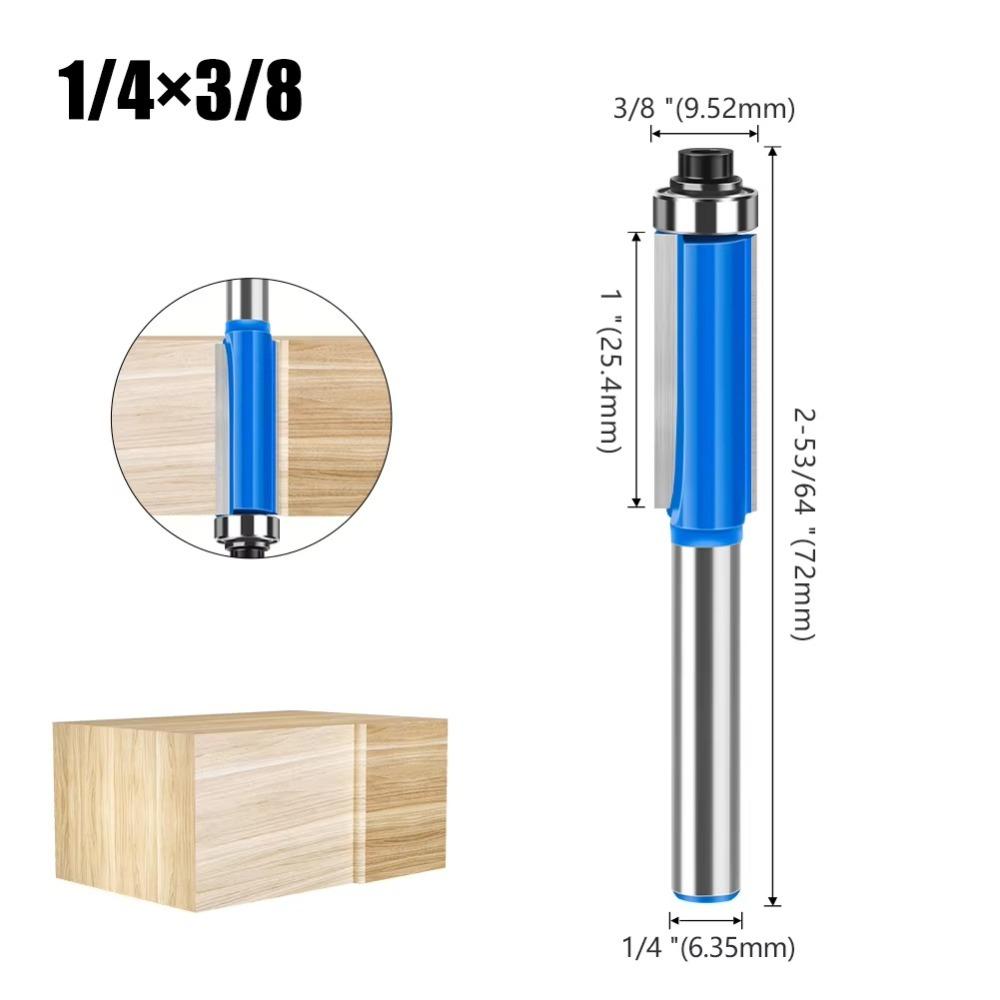 With Bearing Flush Trim Bit Tungsten Carbide Router Bit New Woodworking Tools