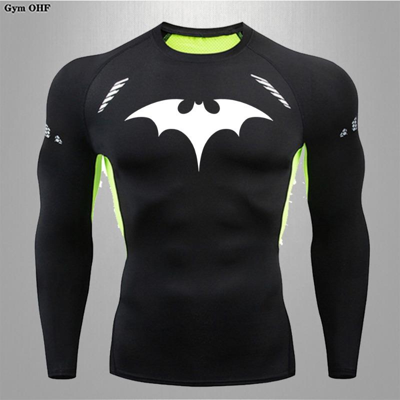 GYM Men's T Shirt Quick-drying Compression Shirts Jujitsu Boxing Top Training Sports Fitness Yoga Breathable Workout Undershirt