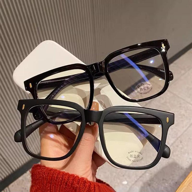 Classic Simple Black Computer Glasses Frame Students Women Men Transparent Spectacles Frame Anti Blue Light Blocking Eyewear