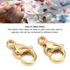 25Pcs Lobster Claw Clasps Stainless Steel Lobster Clips for   Bracelets Necklace Jewelry Making 9x6mm
