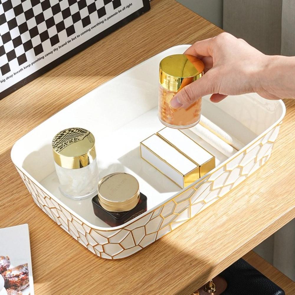 Transparent Sample Display Tray Box Rectangle Square Snack Serving Tray Case Living Room