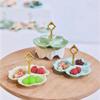 Mini Dollhouse Pastry Plate 1/12 Scale Doll Accessories New Biscuit Dish  For Girl Toy