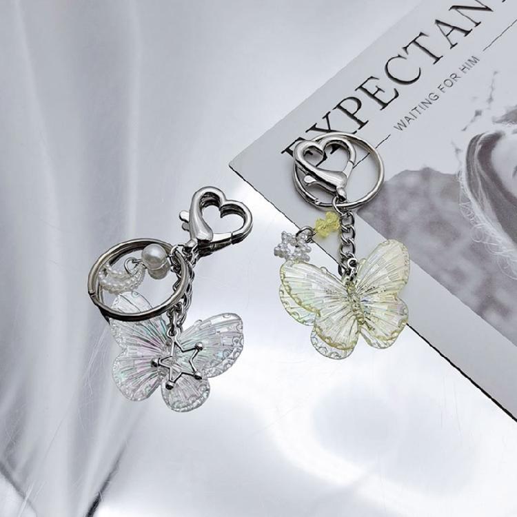 Butterfly Star Keychain Dance Shoes Phone Lanyard Cute Star Charm Phone Strap