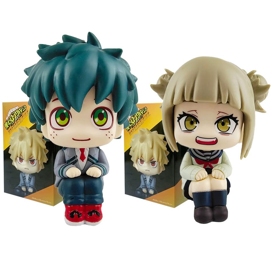 10cm Boku no Hero Academia Anime Figure Midoriya Izuku Action Figure Bakugo Katsuki/Todoroki So Figurine PVC Collection Toys