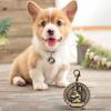 Vintage Dog ID Name Tags Personalized Pet Collar Pendant Dog Tag  For Labrador Bulldog Samoyed