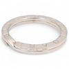 Auth Bvlgari Keyring Pendant Logo Silver bu9903kk
