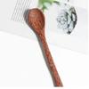 Natural Southeast Asian Coconut Shell Bowl Set, Eco-friendly Bowl with Spoon Fork Straw Mat for Salad Fruit Smoothie