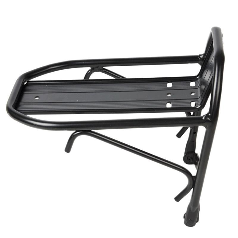 Bike Front Rack Bike Cargo Rack 10KG Load Capacity Luggage Carrier Aluminum Alloy Cargo Pannier Rack for Cycling Accessories