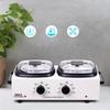 Professional Electric Heater Machine for Hair Removal, Double Pot SPA Salon Equipment with