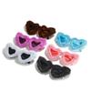 European-American Fashion Irregular Heart-Shaped Sunglasses - Plush, Fluffy, Quirky Love Heart Design (2022)