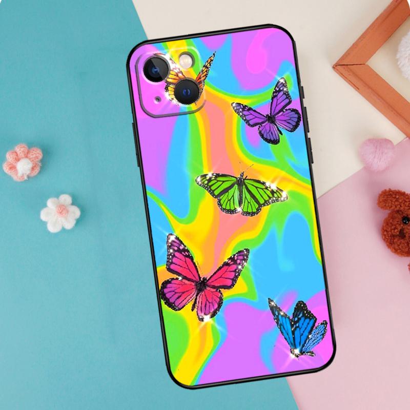 Y2K Aesthetic Phone Case For iPhone 16 15 14 13 11 12 Pro Max Plus Mini XR 16e Funda Silicone Back Cover