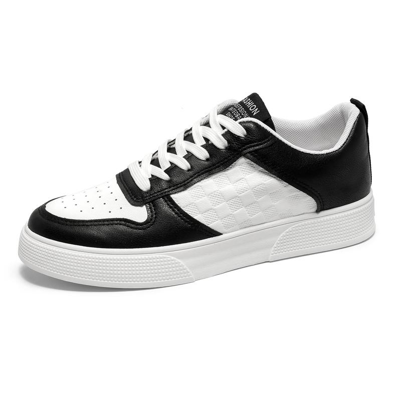 Men's casual shoes four seasons new thick soles anti slip breathable shoes fashion soft soles student outdoor slow walking shoes