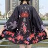 Unisex Kimono 3d Vintage Crane Print Top Fashion Casual Cardigan Yukata Clothing Japanese Streetwear Traditional Clothing
