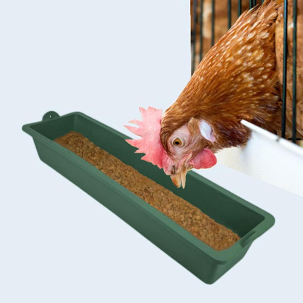 Feed Trough Chicken Feeder Large Capacity Multipurpose Water Poultry Bucket for Sheep
