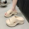Thick-soled Slippers Women's New Summer Wear Non-slip, Fashionable and Comfortable, Lightweight and Versatile Height-enhancing Cool Slippers Women's